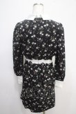画像2: Swankiss / DB flower print O/P F ブラック Y-25-05-05-055-CA-OP-SZ-ZY (2)