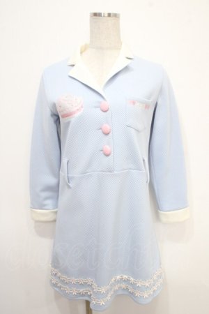 画像: Swankiss / Doll Cherryワンピース F サックス Y-25-05-05-056-CA-OP-SZ-ZY