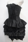 画像3: ATELIER PIERROT / mini corset one piece  黒 Y-25-05-05-065-EL-SK-SZ-ZY (3)