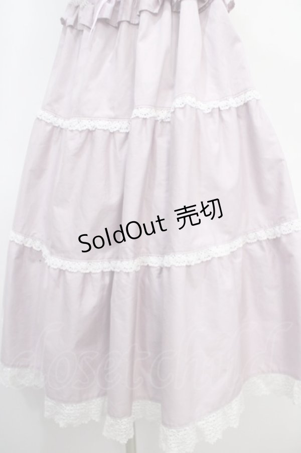 画像4: BABY,THE STARS SHINE BRIGHT / シャーリングベビードールジャンパースカート  ラベンダー Y-25-05-05-078-BA-OP-SZ-ZY (4)