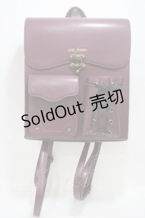 画像: axes femme / デザインポケットサッチェル  ワイン Y-25-05-05-007-AX-BG-SZ-ZY