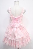 画像2: Angelic Pretty / Prettyフリルジャンパースカート  ピンク Y-25-05-05-079-AP-OP-SZ-ZY (2)