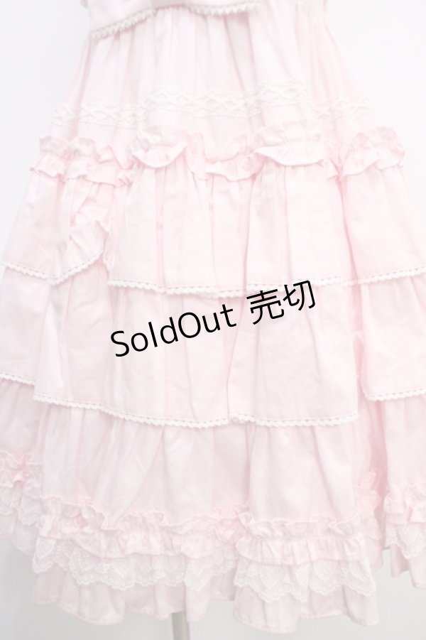 画像4: Angelic Pretty / Prettyフリルジャンパースカート  ピンク Y-25-05-05-079-AP-OP-SZ-ZY (4)