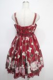 画像2: Angelic Pretty / Travelくまちゃん襟付きジャンパースカート  アカ Y-25-05-05-081-AP-OP-SZ-ZY (2)