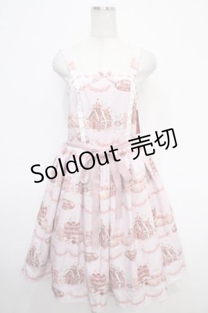 画像: axes femme kawaii / お菓子の家柄ジャンスカ M ピンク Y-25-05-05-105-AX-OP-SZ-ZY