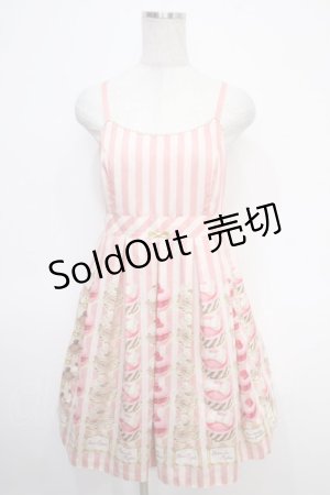 画像: Emily Temple cute / パティスリーノースリーブワンピース  ピンク Y-25-05-05-107-ET-OP-SZ-ZY