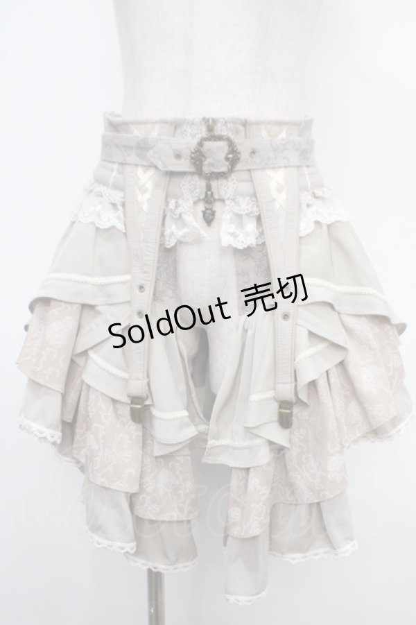 画像1: Ozz oneste / Rosy clown フリルコルセット  ベージュ Y-25-05-05-120-OO-TO-SZ-ZY (1)