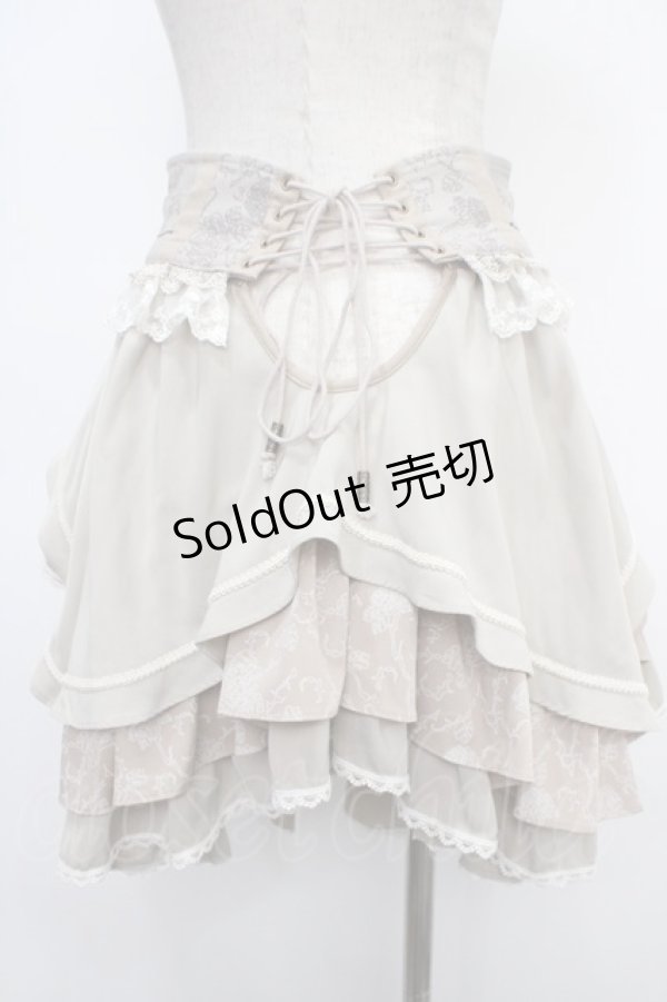 画像2: Ozz oneste / Rosy clown フリルコルセット  ベージュ Y-25-05-05-120-OO-TO-SZ-ZY (2)