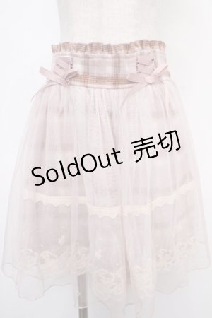 画像: LIZ LISA / チェックハートレーススカート 0 ピンク Y-25-05-05-125-LO-SK-SZ-ZY