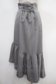 画像2: axes femme POETIQUE / 前フリルスカート  グレー Y-25-05-05-127-AX-SK-SZ-ZY (2)