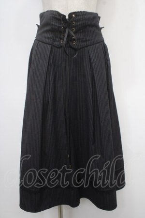 画像: Amavel / Mademoiselleコルセット風スカート F グレー Y-25-05-05-134-CA-SK-SZ-ZY