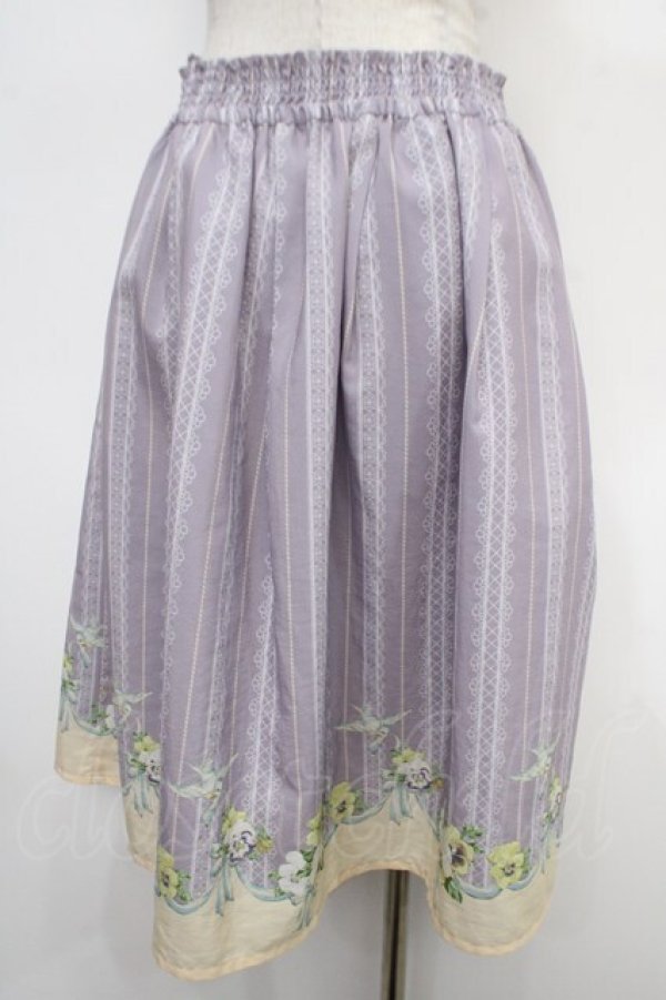 画像2: axes femme POETIQUE / 2021年福袋スカート  ラベンダー Y-25-05-05-139-AX-SK-SZ-ZY (2)