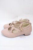 画像2: m petit by misako / リボンパンプス ｍ ピンク Y-25-05-05-015-LO-SH-SZ-ZY (2)