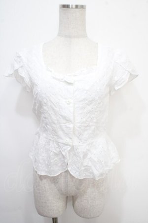 画像: MILK / スノーホワイトブラウス  ホワイト Y-25-05-05-018-ML-BL-SZ-ZY