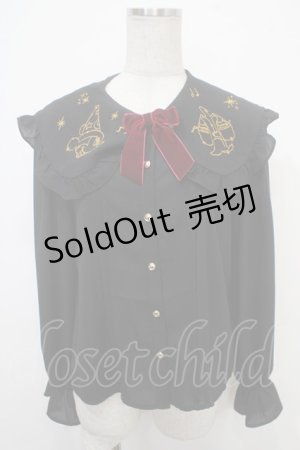 画像: axes femme kawaii / 【Disney】ファンタジア/ブラウス M 黒 Y-25-05-05-023-AX-BL-SZ-ZY