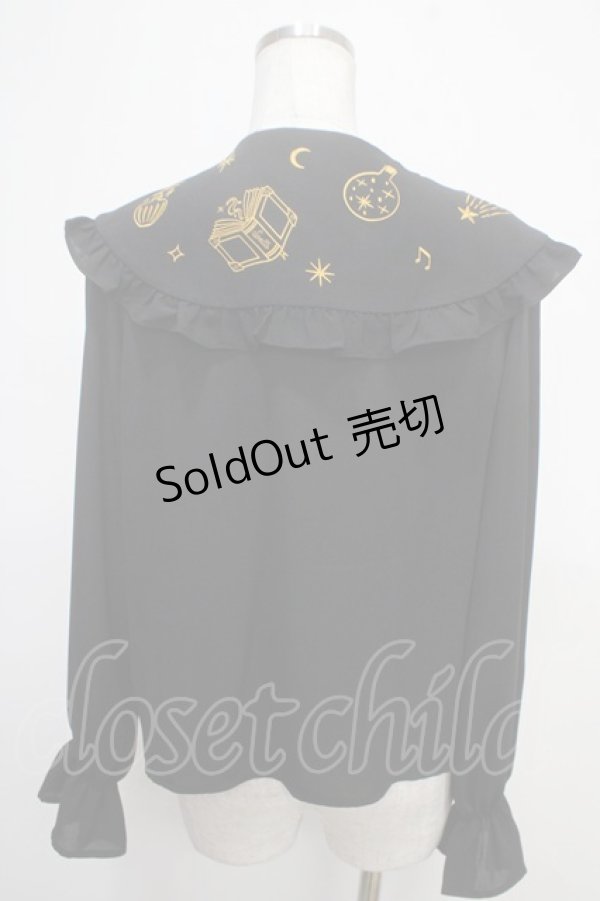 画像2: axes femme kawaii / 【Disney】ファンタジア/ブラウス M 黒 Y-25-05-05-023-AX-BL-SZ-ZY (2)