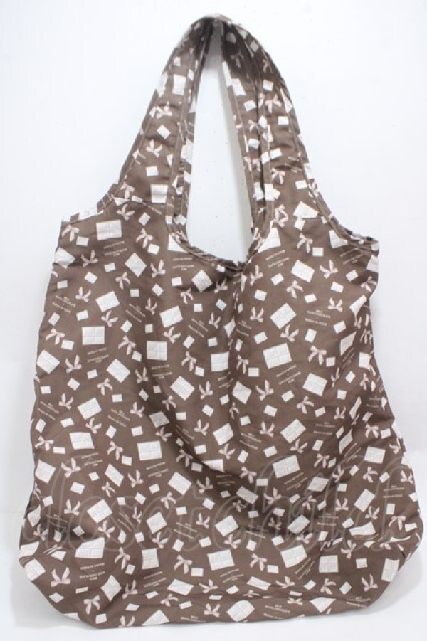画像2: Maison de FLEUR / ラフォーレ原宿限定meijiエコバッグ F ブラウン Y-25-05-08-054-LO-BG-SZ-ZY (2)