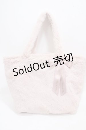 画像: Maison de FLEUR / ファーパールビジュートートバッグ F ピンク Y-25-05-08-056-LO-BG-SZ-ZT308