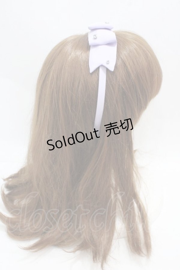 画像3: Angelic Pretty / ビジューリボンカチューシャ  ラベンダー Y-25-05-08-071-AP-AC-SZ-ZY (3)