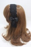 画像2: m petit by misako / AMレースカチューシャ  黒 Y-25-05-08-073-LO-AC-AS-ZY (2)