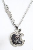 画像1: HYSTERIC GLAMOUR / ドクロアップルネックレス  シルバー Y-25-05-08-007-PU-AC-SZ-ZY (1)