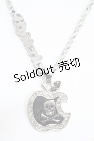 画像: HYSTERIC GLAMOUR / ドクロアップルネックレス  シルバー Y-25-05-08-007-PU-AC-SZ-ZY