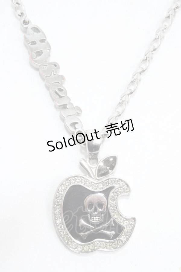 画像1: HYSTERIC GLAMOUR / ドクロアップルネックレス  シルバー Y-25-05-08-007-PU-AC-SZ-ZY (1)