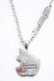 画像2: HYSTERIC GLAMOUR / ドクロアップルネックレス  シルバー Y-25-05-08-007-PU-AC-SZ-ZY (2)