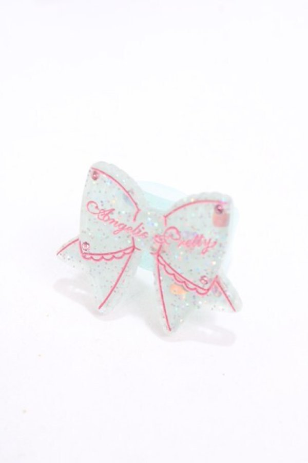 画像1: Angelic Pretty / ときめきリボンリング  ミント Y-25-05-08-014-AP-AC-SZ-ZY (1)