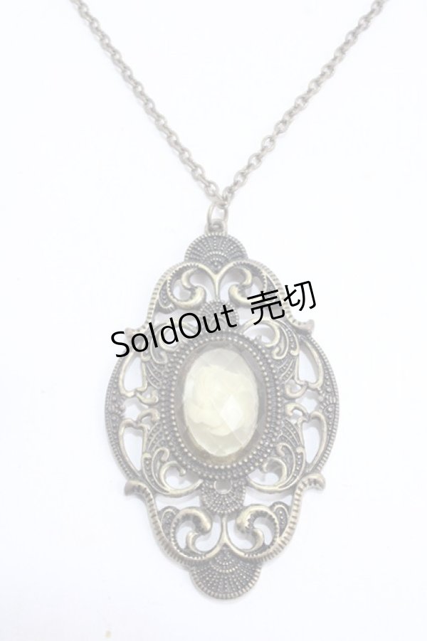 画像1: axes femme / ローズカメオネックレス  ゴールド Y-25-05-08-021-AX-AC-SZ-ZY (1)