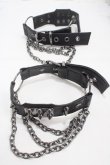 画像1: PUNK / スタッズガーターベルト   Y-25-05-08-026-PU-ZA-SZ-ZY (1)