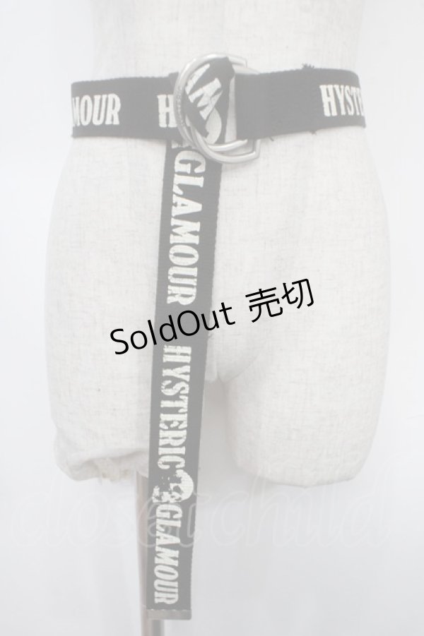 画像1: HYSTERIC GLAMOUR / ロゴベルト  黒 Y-25-05-08-032-PU-ZA-SZ-ZY (1)