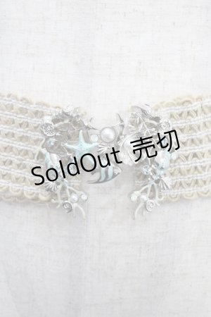 画像: axes femme / シャイニーマリン麻ゴムベルト  シルバー Y-25-05-08-033-AX-ZA-SZ-ZY