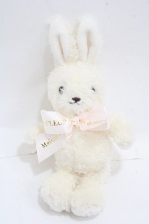 画像: Maison de FLEUR / フラワーラビットチャーム F ライトピンクリボン Y-25-05-08-043-LO-ZA-SZ-ZY