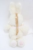 画像2: Maison de FLEUR / フラワーラビットチャーム F ライトピンクリボン Y-25-05-08-043-LO-ZA-SZ-ZY (2)