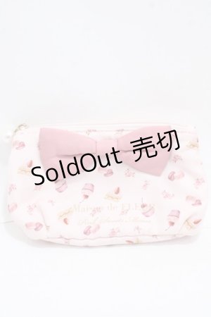 画像: Maison de FLEUR / Pink Sweets Maniaリボンタックポーチ F ピンク Y-25-05-08-044-LO-ZA-SZ-ZY