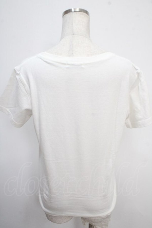 画像2: MILK / ハート MILK T  オフ×ブラック Y-25-05-10-048-ML-TO-SZ-ZY (2)