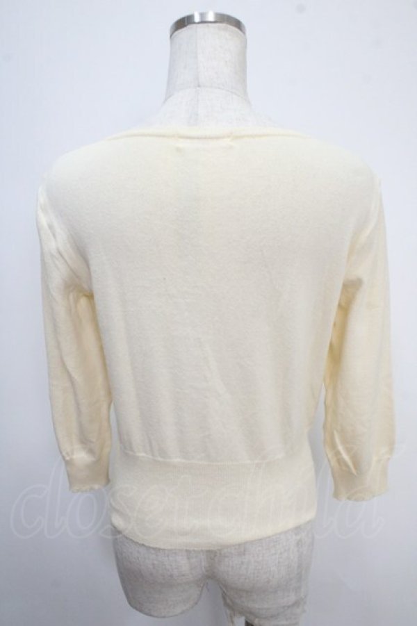 画像2: Emily Temple cute / クラウン刺繍カーディガン  キナリ Y-25-05-10-050-ET-TO-SZ-ZT456 (2)