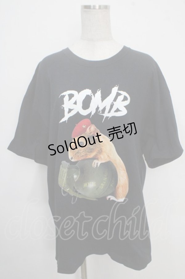 画像1: MILKBOY / モルモットTEE XL ブラック Y-25-05-10-053-MB-TO-SZ-ZY (1)