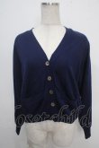 画像1: Jane Marple / 後ろリボンカーディガン  紺 Y-25-05-10-056-JM-TO-SZ-ZT457 (1)