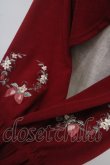 画像3: axes femme / ストロベリー刺繍ボレロ F 赤 Y-25-05-10-059-AX-TO-SZ-ZY (3)