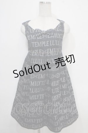 画像: Emily Temple cute / ロゴデニムノースリーブワンピース 150 インディゴ Y-25-05-10-069-ET-OP-SZ-ZY