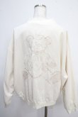 画像2: merry jenny / bear刺繍ブルゾン F アイボリー Y-25-05-10-073-LO-JA-SZ-ZY (2)