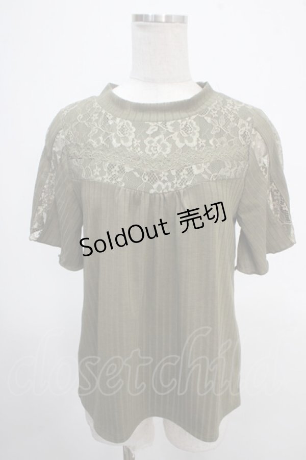 画像1: axes femme / トップス M カーキ Y-25-05-10-009-AX-TO-SZ-ZY (1)