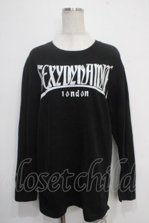 画像: SEXY DYNAMITE LONDON / ロングTシャツ  黒 Y-25-05-10-079-PU-TS-SZ-ZY
