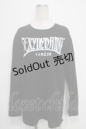 画像: SEXY DYNAMITE LONDON / ロングTシャツ  黒 Y-25-05-10-079-PU-TS-SZ-ZT455