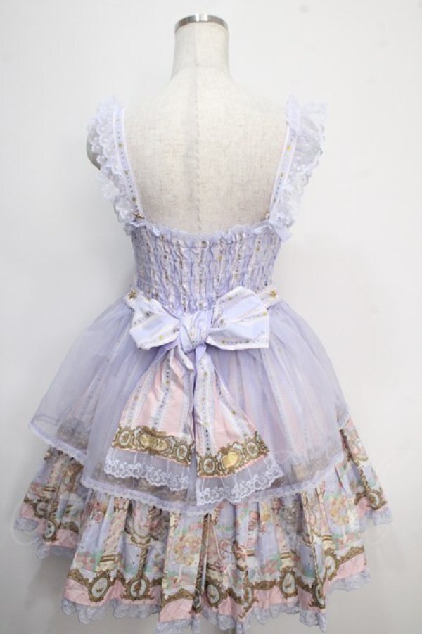 画像2: Angelic Pretty / Day Dream Carnivalティアードジャンパースカート  ラベンダー Y-25-05-10-080-AP-OP-SZ-ZY (2)