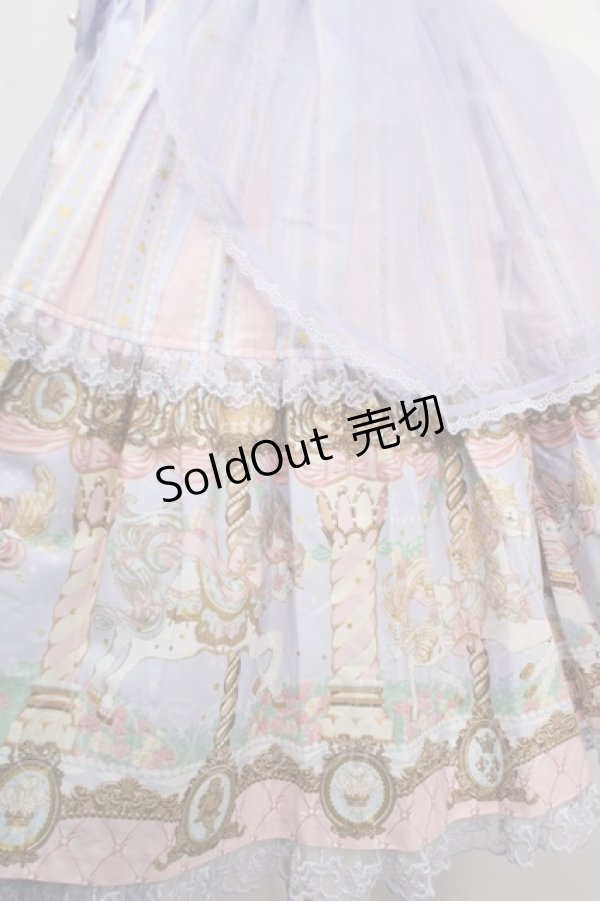 画像4: Angelic Pretty / Day Dream Carnivalティアードジャンパースカート  ラベンダー Y-25-05-10-080-AP-OP-SZ-ZY (4)