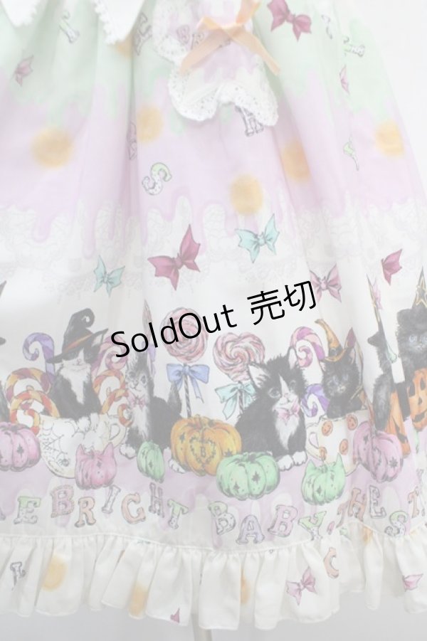 画像4: BABY,THE STARS SHINE BRIGHT / Soiree Au Chat Noir スカラップジャンパースカート  オフ白 Y-25-05-10-081-BA-OP-SZ-ZY (4)