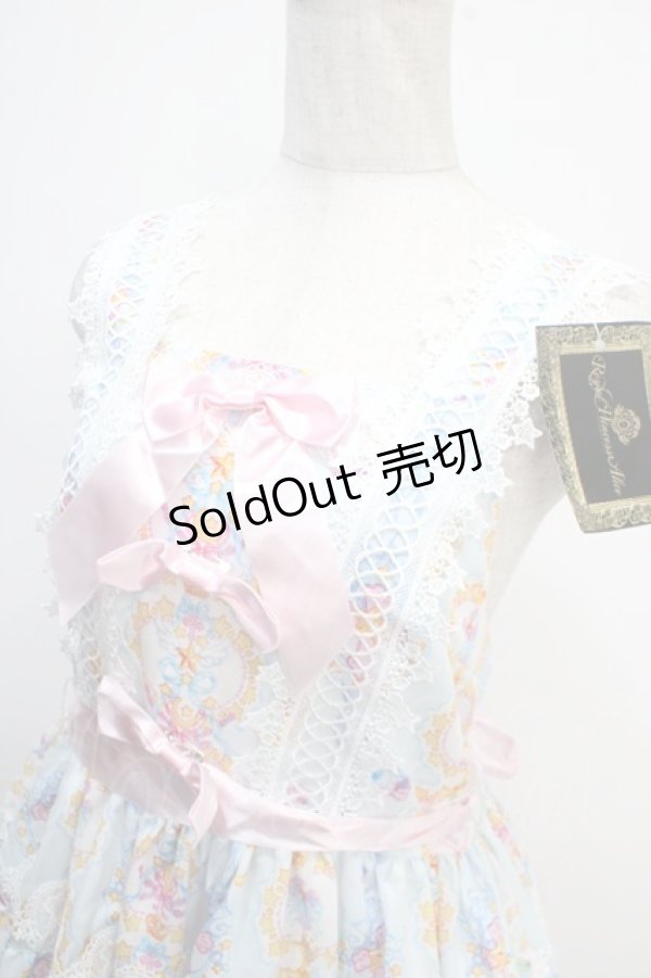 画像3: Royal Princess Alice / pastel merry go round 飴ノ森ふみかコラボジャンパースカート  サックス Y-25-05-10-082-LO-OP-SZ-ZY (3)